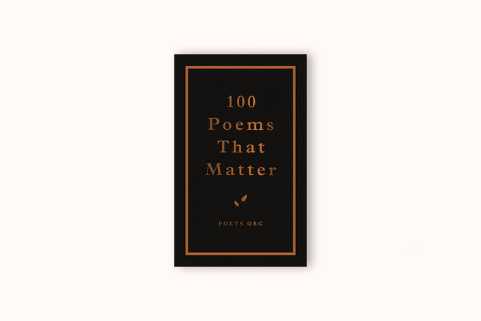 100 POEMS THAT MATTER BY THE ACADEMY OF AMERICAN POETS