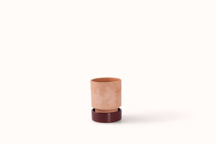 BERGS POTTER ROSA TERRACOTTA HOFF POT 14/5.5"