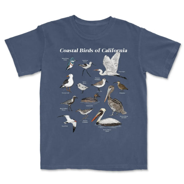 California Coastal Birds T-Shirt