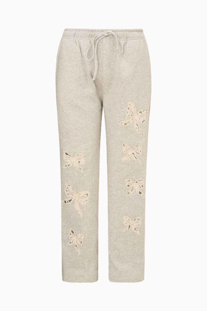 Elma Lace Bow Sweatpants