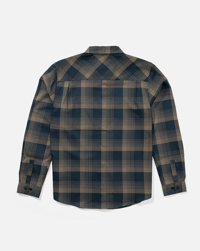 Fathom Ls Tech Flannel - Midnight Navy