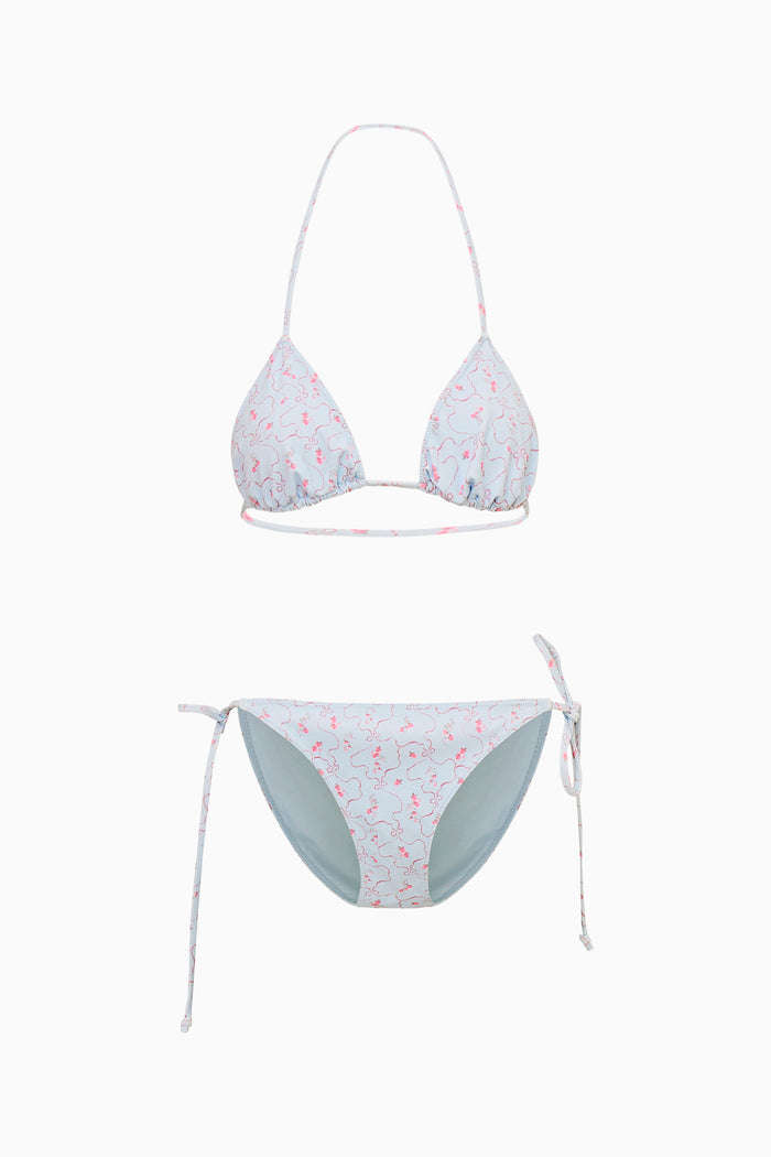 Harbor Blue Floral Bikini