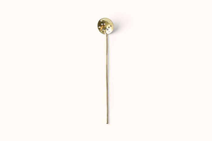 HEATH WAGONER BRASS COCKTAIL SPOON