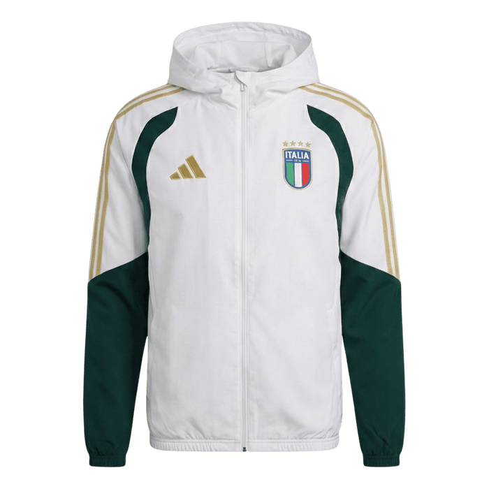 Italy Hoodie Training Tracksuit Jacket 2026 White