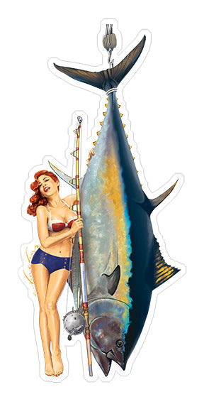 Mini Caroline Bluefin Stickers (Pack of 5)