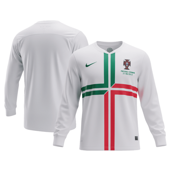 Retro Soccer Jersey Portugal Away Long Sleeve 2012