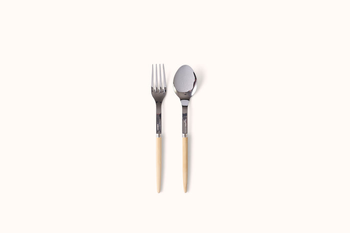 SABRE PARIS POLISHED STAINLESS STEEL JONC SERVE SET