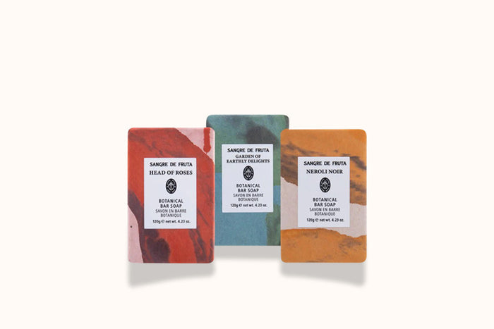 SANGRE DE FRUTA BOTANICAL BAR SOAP - HEAD OF ROSES