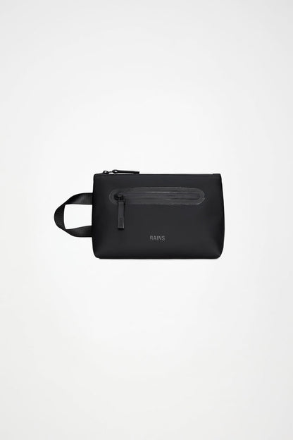 RAINS 2 Zip Cosmetic Bag Large Black 3.50L H17 x D8 x W25 cm Wash Bag