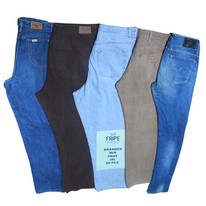 40X Branded Mix Pant Grade B