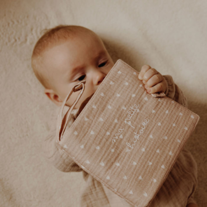 Album photo | Beige petits coeurs