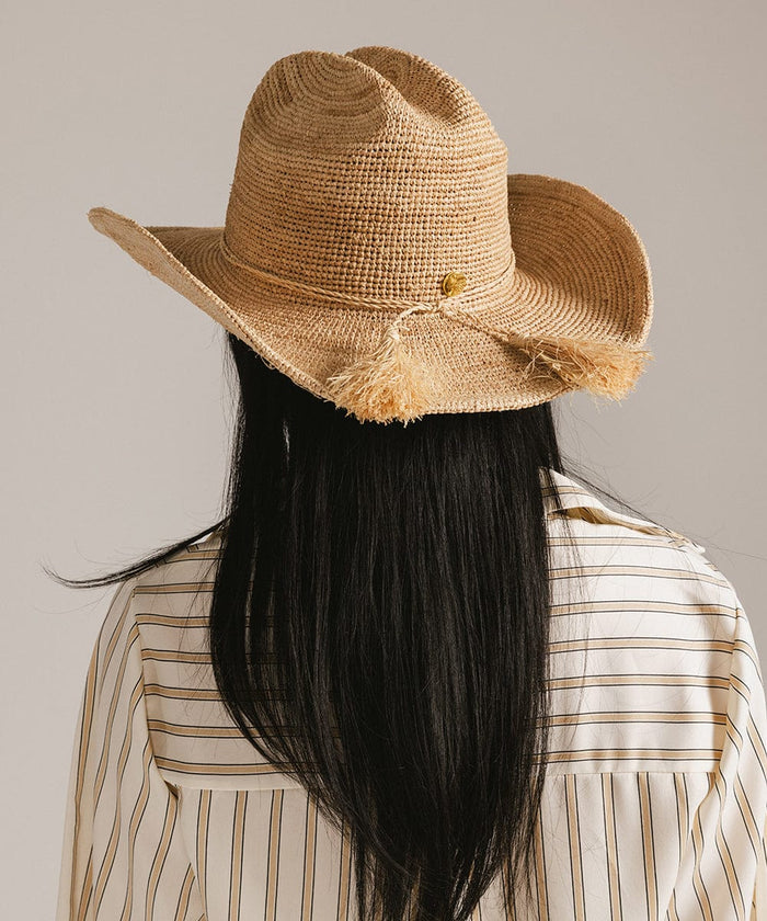 Ames Packable Straw Cowboy Hat