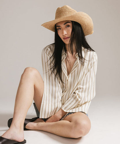 Ames Packable Straw Cowboy Hat