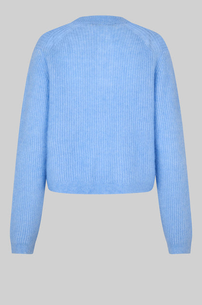 Andrea Knit Rib LS Cardigan