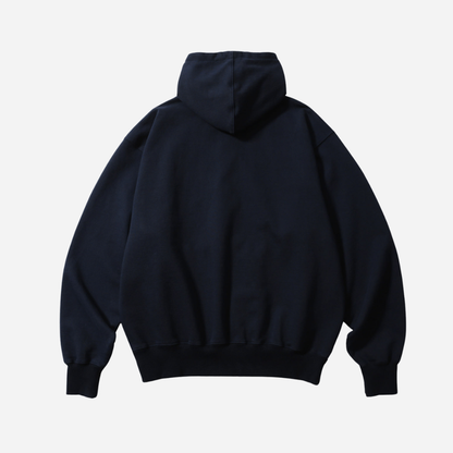 Anglan Heavyweight Classic Hoodie - Navy