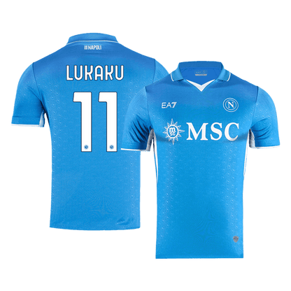 Authentic LUKAKU #11 Napoli Home Soccer Jersey 2024/25