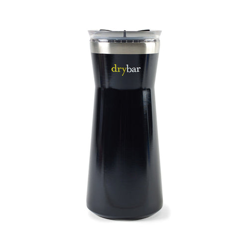 Aviana™ Harlow Double Wall Stainless Carafe - 34 Oz. - Black Opaque Gloss | Custom Branded | Lemon Print