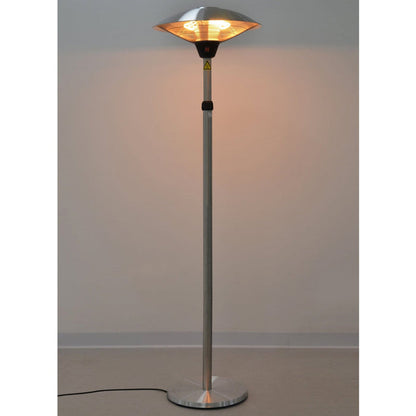 Azuma Large Patio Heater 3 Settings Adjustable Height 2100w