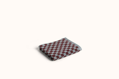 BAINA CEMENT & RHUS CHECKERBOARD TOWELS