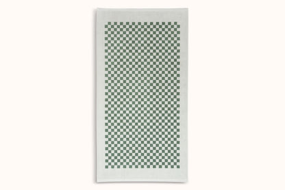 BAINA SAGE & CHALK CHECKERBOARD TOWELS