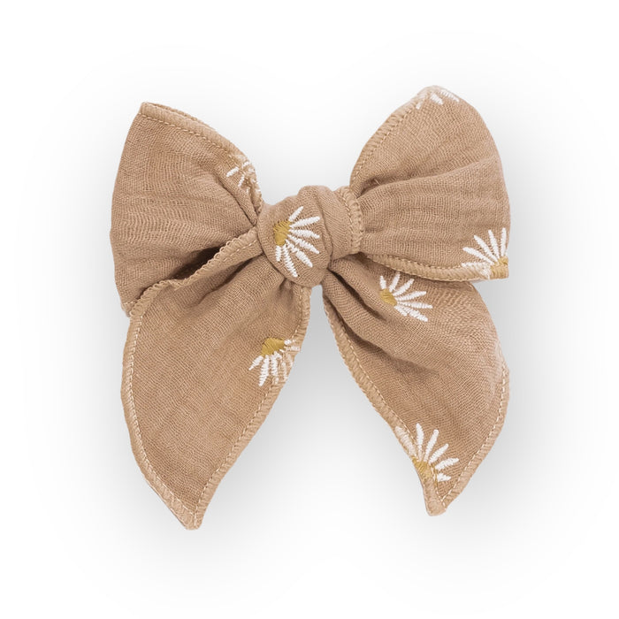 Barrette | Fleur taupe