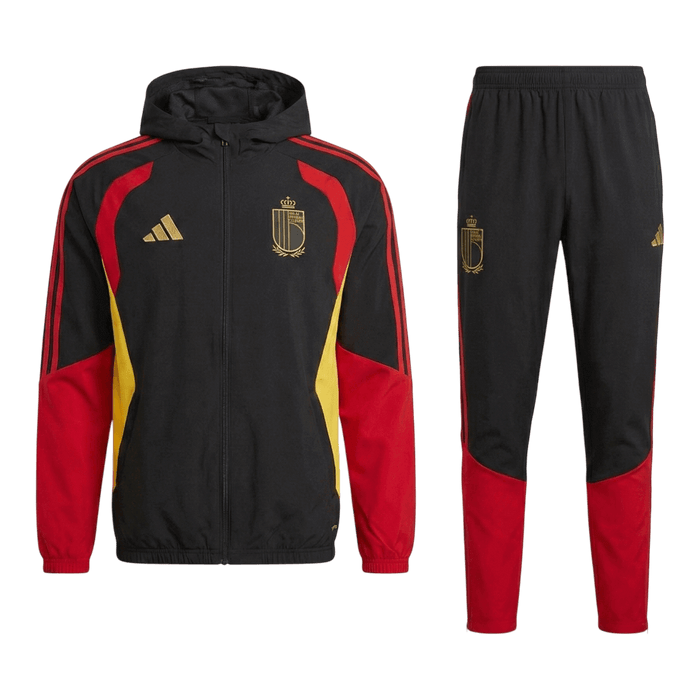 Belgium Hoodie Tracksuit 2026 Red&Black