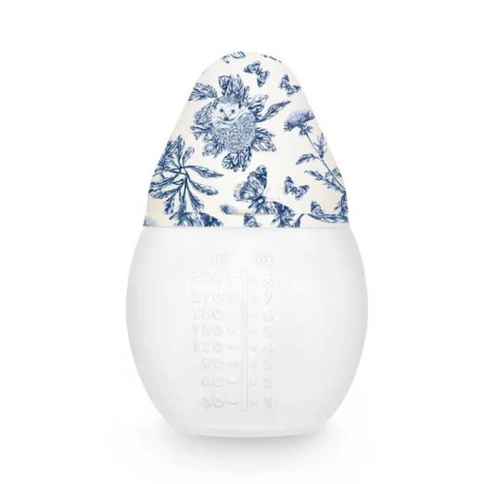 Biberon anti-colique | Toile de Jouy Bleu