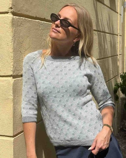 Bits blouse by Hanne Falkenberg, knitting pattern