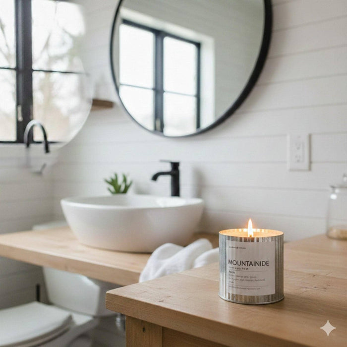 Bookworm Rustic Wood Wick Candle