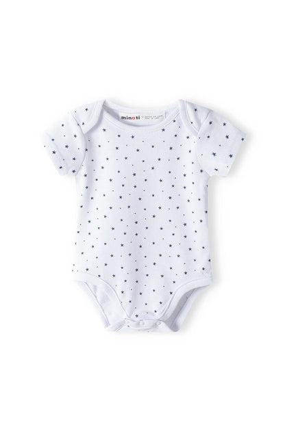 Short Sleeve Bodysuits 7-Pack, Stars, Navy White - 4