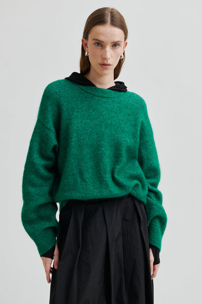 Brook Knit Drop Shoulder O-Neck