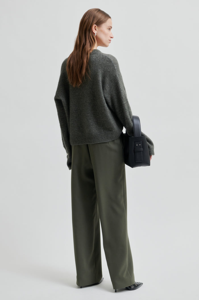 Brook Knit Drop Shoulder O-Neck