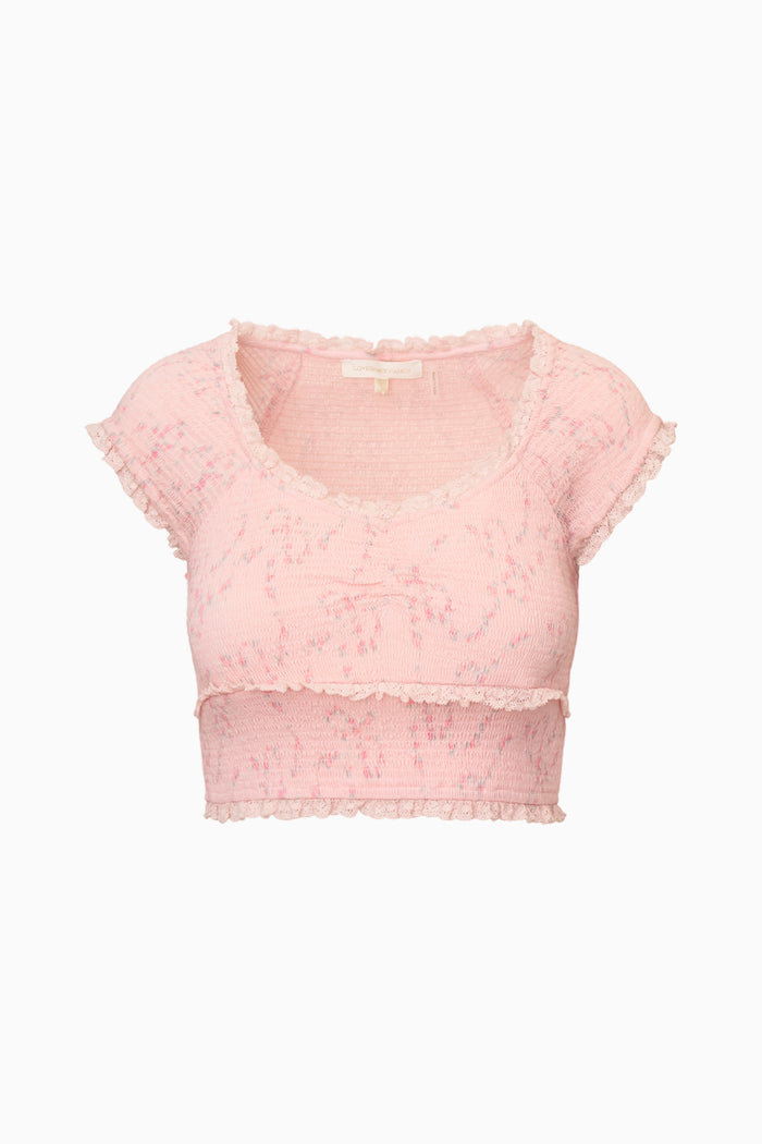 Cambron Luna Rosa Fleur Top