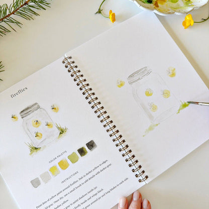Camping watercolor workbook - Adored A Lovely Boutique