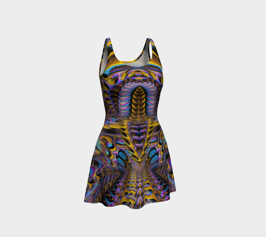Candyland Fitted Flare Dress