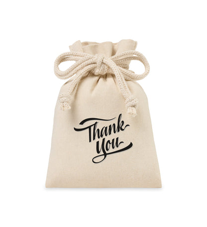 Canvas Drawstring Gift Bag - Small