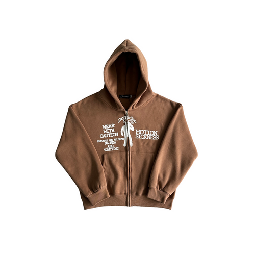 Carsicko Motion Sickness Zip Brown