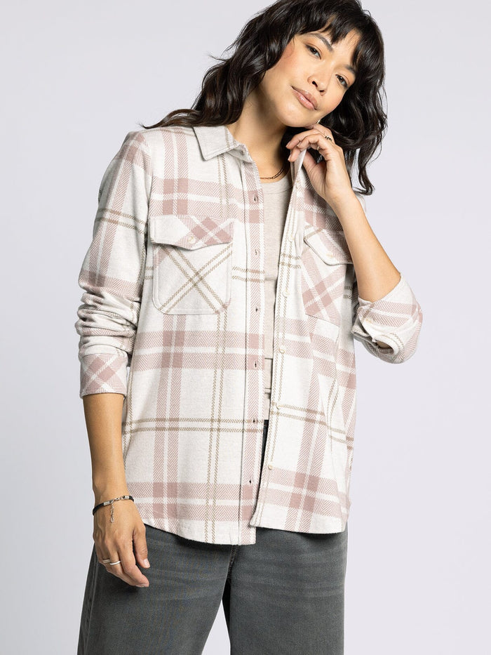 Mauve Tan Plaid / Extra small