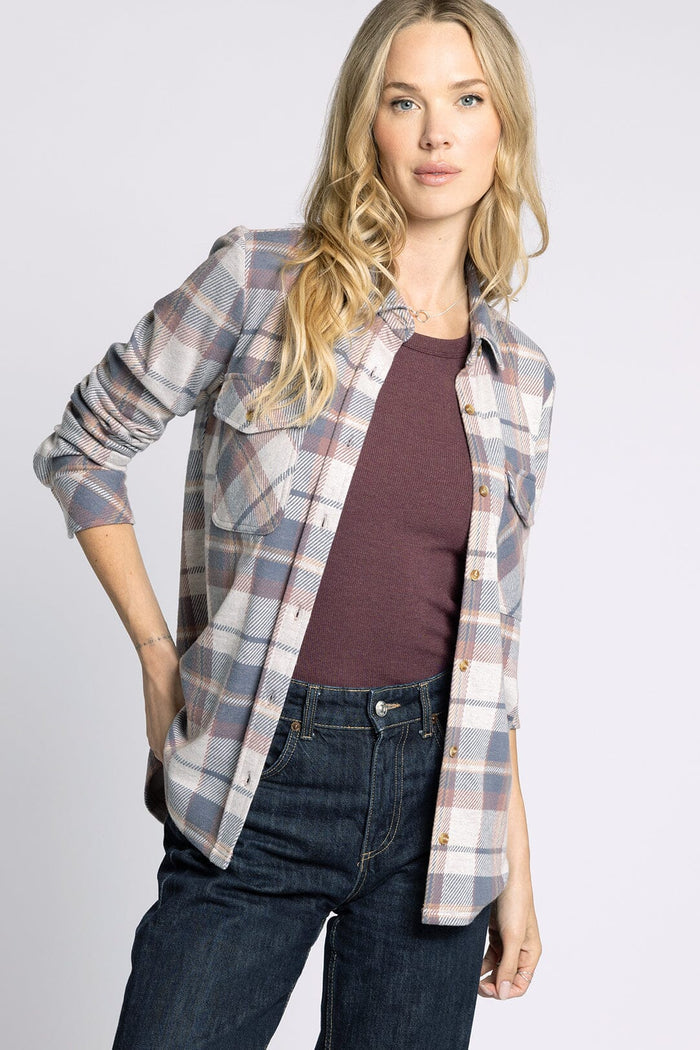 Vintage Indigo Plaid / Extra small