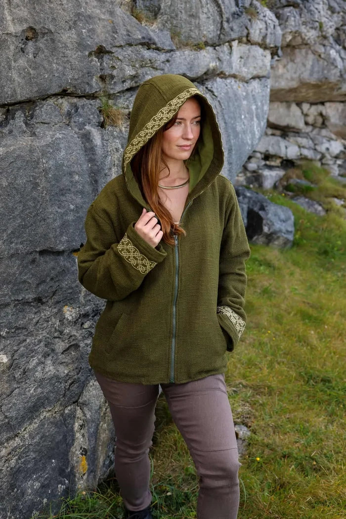 Celtic Fusion Design, Irish-designed folklore-inspired clothing created with a focus on sustainability, natural textures, and