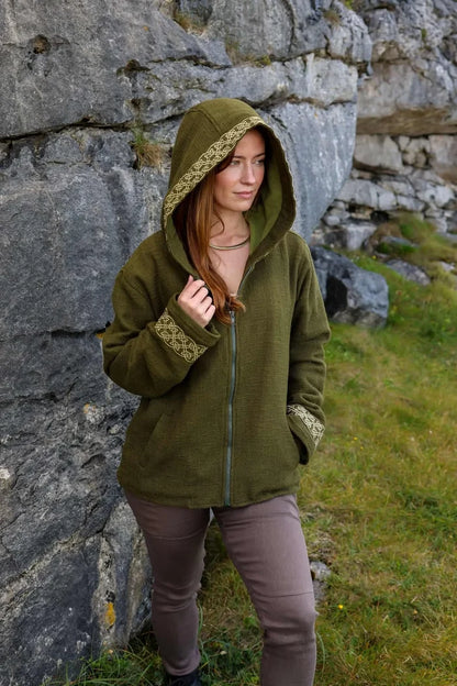 Celtic Fusion Design, Irish-designed folklore-inspired clothing created with a focus on sustainability, natural textures, and