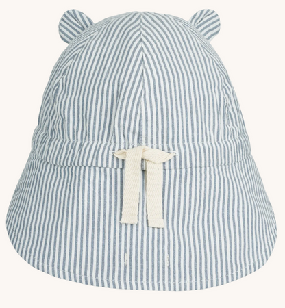 Chapeau | Rayures bleues