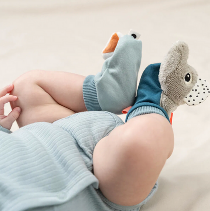 Chaussettes hochet | Bleu