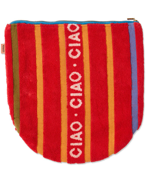 Ciao Stripe Terry Beach Carry All Pouch
