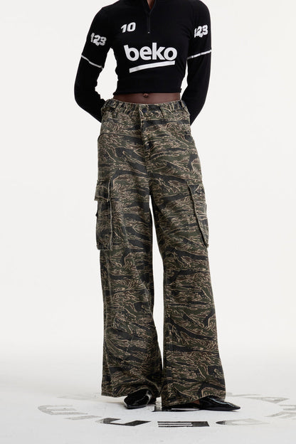 Clarus Print Jeans