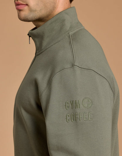 Clubhouse Half Zip in Olive