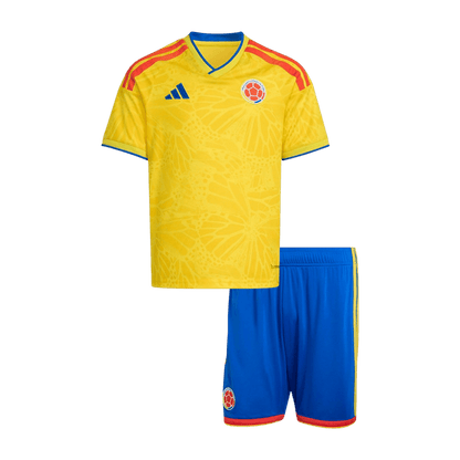 Colombia Home World Cup Kids Soccer Jerseys Kit 2026