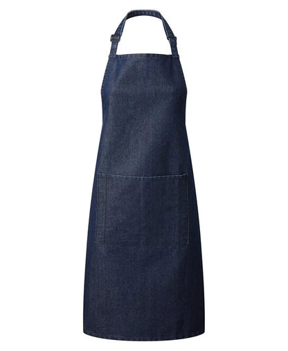 Colours bib apron with pocket