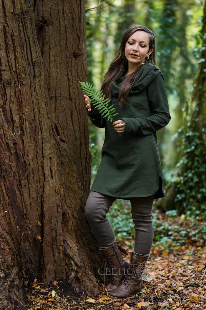 Celtic Fusion Design, Irish-designed folklore-inspired clothing created with a focus on sustainability, natural textures, and