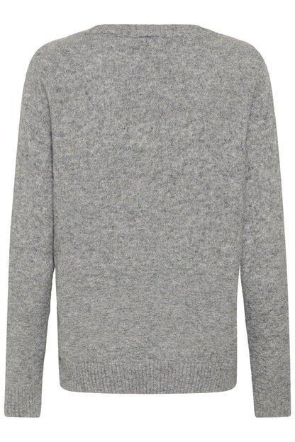 CRHope Knit Pullover Grey Melange